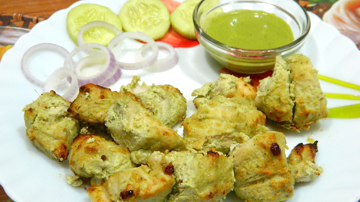 Chicken Reshmi Kebab - OTG method
